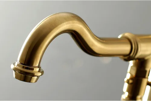 Vista 7 de Kingston Brass KS7137ABL - Llenador de bañera romano independiente con ducha de mano, latón cepillado Cobrizo cepillado