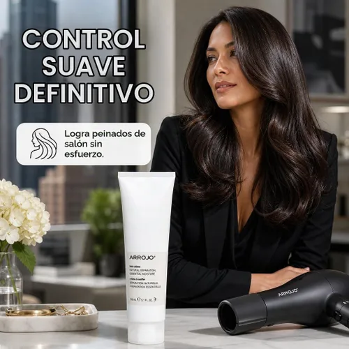 Vista 2 de ARROJO Crema para el cabello, acabado liso, 5.1 onzas líquidas, 1 unidad