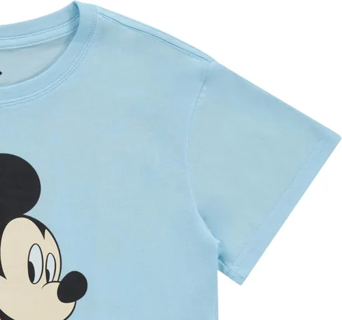 Vista 4 de Disney Ladies Mickey Mouse Fashion Shirt Minnie Mouse Multi Print Tee - Classic Park and World Tee Azul