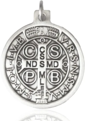 Vista 2 de Heartland - Medalla de moneda redonda de plata de ley para hombre fabricada en Estados Unidos cadena de elección