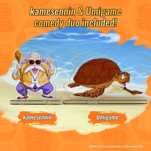 Vista 5 de puremind Dragon Ball Z Kame House - Kit de rompecabezas de madera 3D anime seaside house model, Master Roshi and Turtle standees, nostalgic