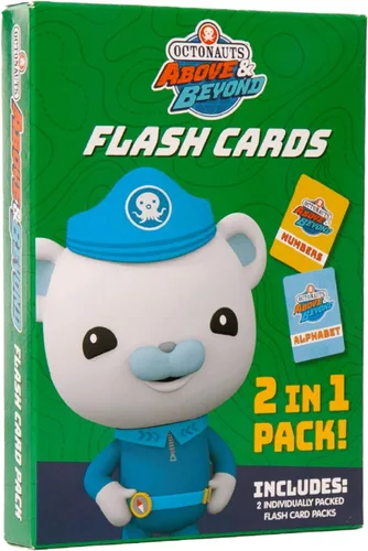 Vista 2 de Octonauts Kids Alphabet & Numbers Flash Cards Teach ABC 123's Learning Game