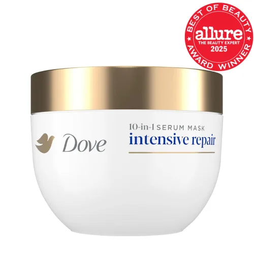 Vista 2 de Dove Mascarilla de suero 10 en 1 para cabello dañado, 9.2 fl oz
