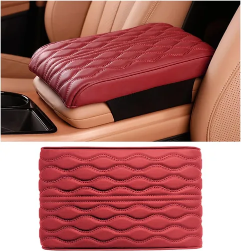 Vista 7 de Ziciner Funda para consola central de automóvil, de 12.6 x 8.5 pulgadas, de espuma viscoelástica, almohadilla de protección para reposabrazos