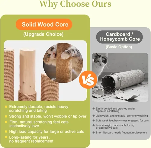 Vista 7 de 4 Tiers Outdoor Cat House Weatherproof Cat Tree Tower with Waterproof Roof and 2 Doors, Feral Cat Shelter Outside Enclosure, Multi-Level Play Zones