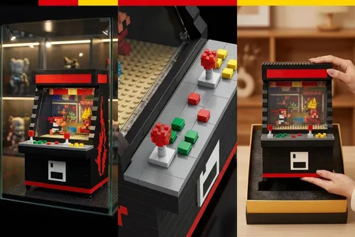 Vista 7 de Juego de lucha micro bloques para adolescentes o adultos, juego de construcción de micro bloques de bricolaje para fanáticos del juego