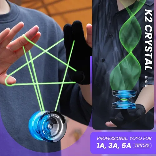 Vista 7 de MAGICYOYO Paquete de 3 yoyos sensibles para niños principiantes, K2