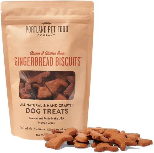 Vista 10 de Portland Pet Food Company Golosinas para Perros de Manzana y Menta Galletas Saludables para Perros Pequeños, Medianos y Grandes - Sin Granos, Grado