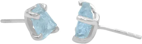 Vista 3 de Starborn Creations - Arete de piedras preciosas, Plata de ley, CAQMEA002
