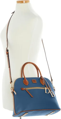 Vista 4 de Dooney & Bourke Bolso de mano, bolso grande con cúpula de grano de guijarros, Jeans