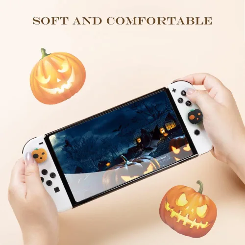 Vista 53 de PERFECTSIGHT Juego de 4 fundas para palanca de mando para Switch Lite/OLED, para Nintendo Switch, para Switch Lite/OLED, cubierta de botón analógica
