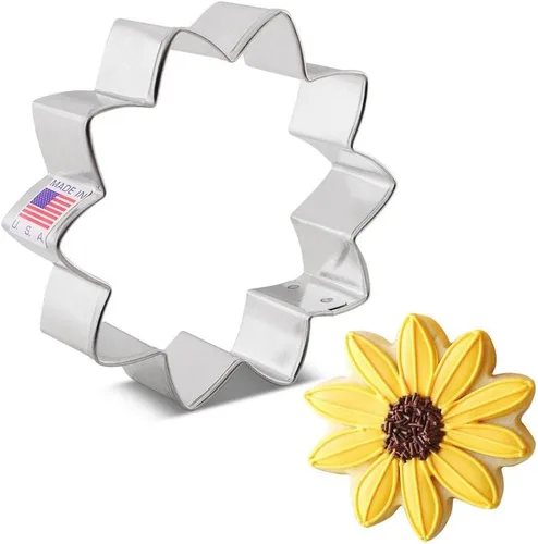 Vista 3 de Ann Clark - Cortador de galletas de girasol, 3-1/4 pulgadas, fabricado en Estados Unidos