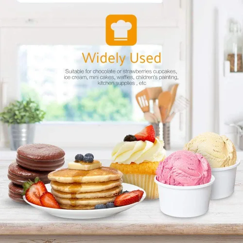 Vista 6 de moveland Jeringas de plástico para cupcakes de 0.1 fl oz, 50 inyectores de líquidos desechables, cuentagotas de transferencia para fresas, cupcakes