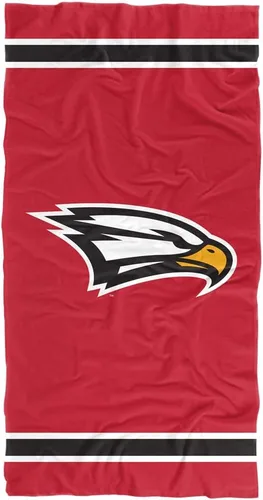 Vista 141 de LOGOVISION Manta Abilene Christian University, 30 x 60 pulgadas, logotipo primario CottonFront/PolyBackBeachTowel