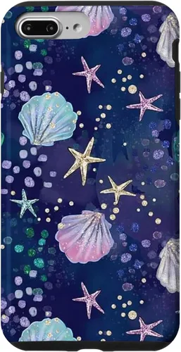 Vista 12 de Summer Aesthetic Seashell Purple Ocean Case for iPhone 17