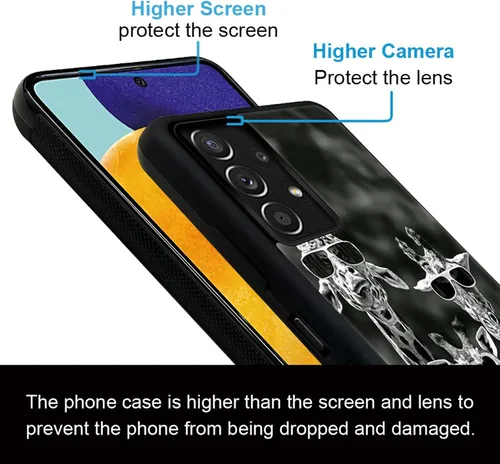 Vista 5 de CARLOCA Funda compatible con Samsung Galaxy A32 5G, diseño gráfico de moda, a prueba de golpes, protección contra caídas y antiarañazos