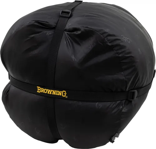Vista 4 de Browning McKinley - Saco de dormir de 30° - Rectángulo con capucha aislado de gran tamaño fabricado con exterior Ripstop y forro de poliéster