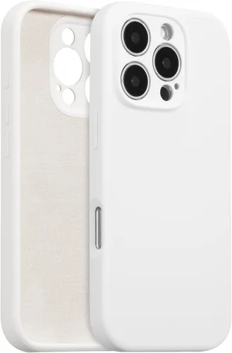 Vista 94 de Funda de silicona para iPhone Air, con [protección completa de la cámara] [forro de microfibra suave antiarañazos], funda de silicona líquida ultra