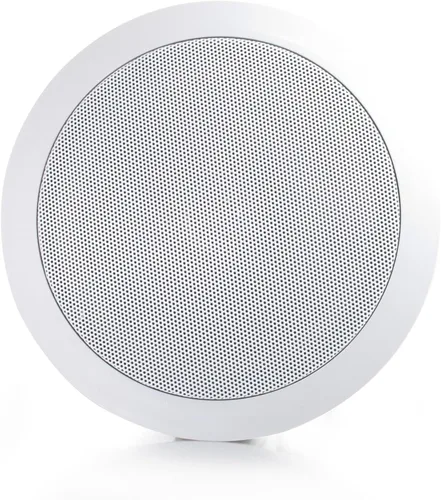 Vista 2 de C2G Legrand - Altavoz de montaje en techo, altavoz de techo redondo, altavoz de audio blanco para el hogar, altavoz de sonido envolvente de 5
