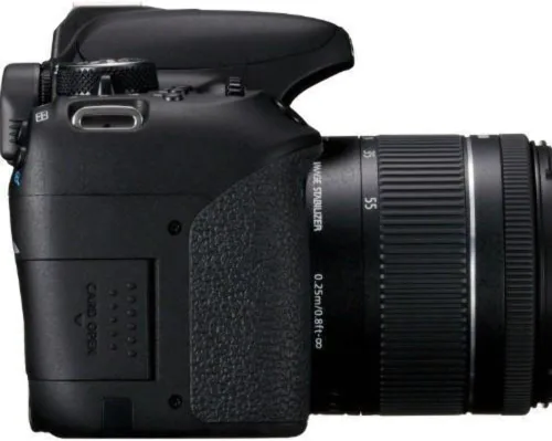 Vista 4 de Canon EOS 800D Digital SLR con 18-55 es modelo internacional negro de lente STM