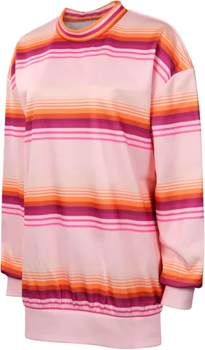 Vista 2 de iuracooy Enid Sinclair - Sudadera para disfraz de cosplay de miércoles, cuello alto, manga larga, a rayas