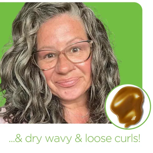 Vista 4 de Champú acondicionador 3 en 1 para cabello rizado seco y dañado 100% vegano Champú sin espuma para cabello dañado 8 onzas