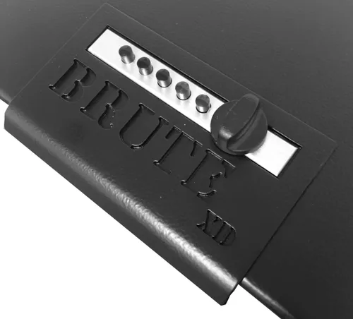 Vista 9 de V-Line Brute caja de caudales con cerradura de acceso rápido, muy resistente, Negro.