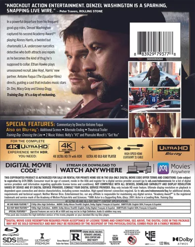 Vista 3 de Training Day (4K Ultra HD + Blu-ray + Digital) 4K UHD