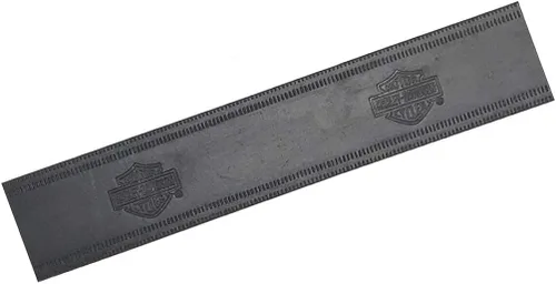 Vista 3 de Harley-Davidson Low Ride B&S Cinturón de piel auténtica para hombre, hebilla de níquel antiguo