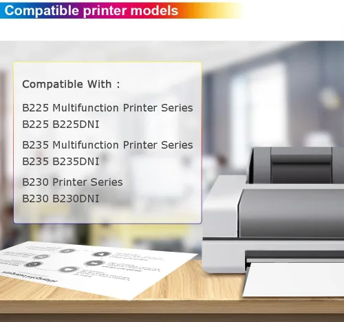 Vista 2 de B230 B225 B235 Cartucho de tóner de repuesto para Xerox 006R04400 006R04401