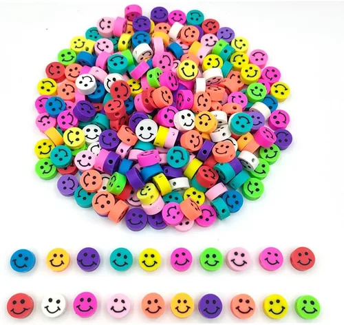 Vista 8 de 200 cuentas de arcilla de animales, cuentas de arcilla polimérica para pulseras, collares, joyería (animal)