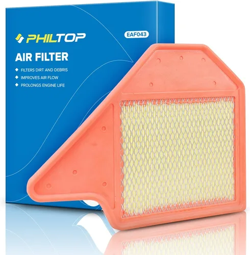 Vista 13 de PHILTOP Filtro de aire del motor CA10015 de repuesto para Honda Ridgeline 2006-2014 V6 3.5L, panel rígido