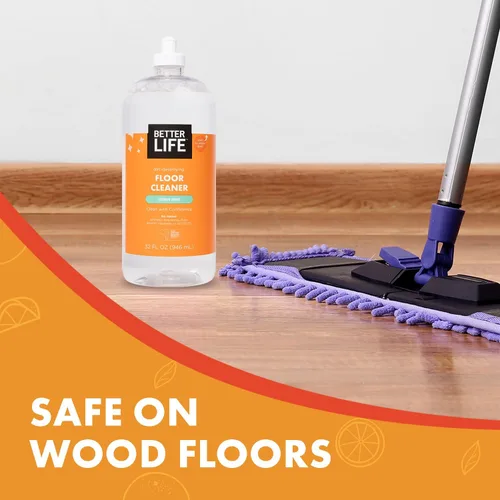 Vista 8 de Limpiador de pisos Better Life - Limpiador líquido multiusos para madera, baldosas, laminado, vinilo, bambú - Limpiador de suelos de madera dura