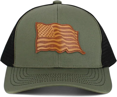 Vista 26 de KBETHOS Tactical Operator Collection USA Fishing Mesh Ballcap Flag Patch America Outdoors Trucker Baseball Cap