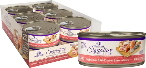 Vista 23 de Wellness CORE Signature Selects - Alimento húmedo enlatado grueso para gatos adultos, natural, rico en proteínas, sin granos, receta de carne de res