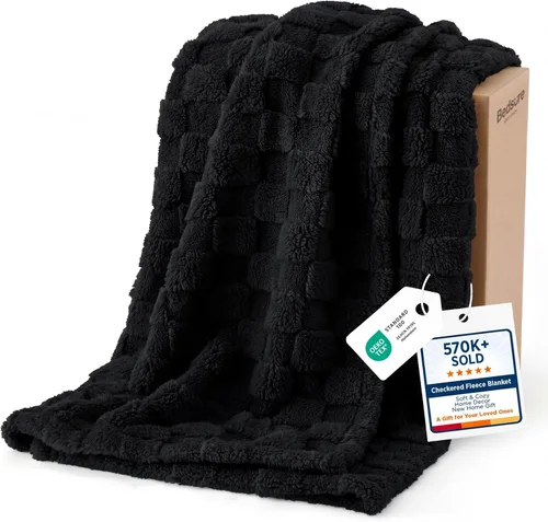 Vista 12 de Bedsure GentleSoft - Manta verde salvia para sofá, manta de forro polar a cuadros, regalos de Navidad para mujeres, hombres y niñas, bonita manta