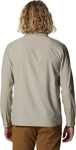 Vista 2 de Mountain Hardwear Camisa de manga larga Shade Lite para hombre Secado rápido con protección solar completa