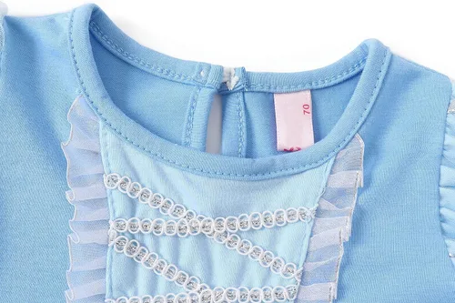 Vista 5 de Eledobby Ropa de princesa para bebés y niñas, enterizo con diadema, disfraz de Halloween, vestido de fiesta de cumpleaños