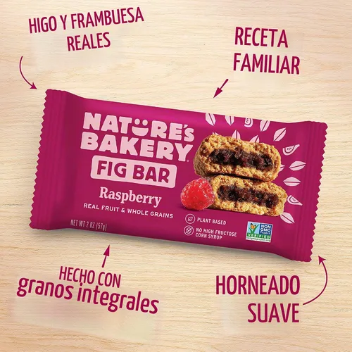 Vista 6 de Paquete variado: Nature's Bakery Bares de higo de trigo entero en arándano, higo original y frambuesa