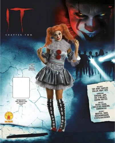 Vista 6 de Rubies IT Movie - Disfraz de Pennywise de lujo para mujer Multi