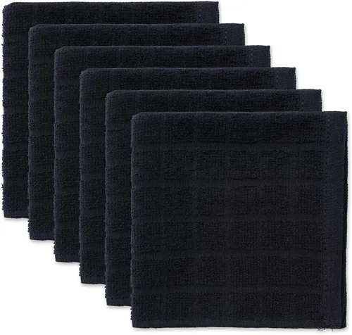 Vista 13 de DII Basic Terry Collection - Juego de paños de cocina sólidos para ventana, 12 x 12, aguacate, 6
