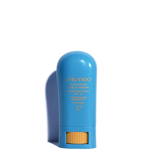 Vista 5 de Shiseido UV Protective Stick Foundation - 9g (0.31 oz) - SPF 37 Protects Skin from UV Rays - Provides a Natural-Looking Finish Beige