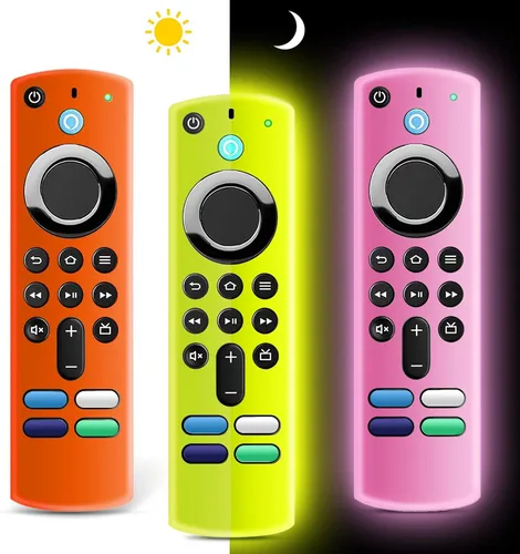 Vista 8 de （3 Pack） ONEBOM Funda Protectora de Silicona para Control Remoto, Funda de Silicona para Control Brilla en la Oscuridad