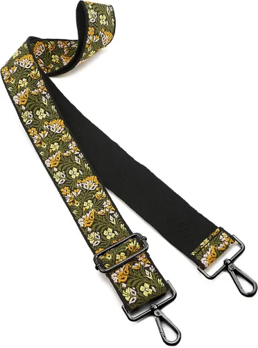 Vista 25 de ZOOEASS Hebillas de níquel Correa ancha para el hombro ajustable de repuesto para cinturón de pistola, hebilla de guitarra estilo bandolera