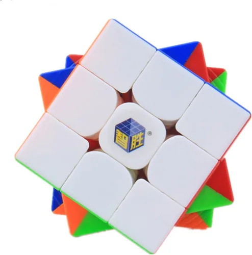 Vista 2 de CuberSpeed Yuxin Little Magic 3x3 sin pegatinas Speed Cube Yuxin 3x3x3 Cubo mágico Puzzle
