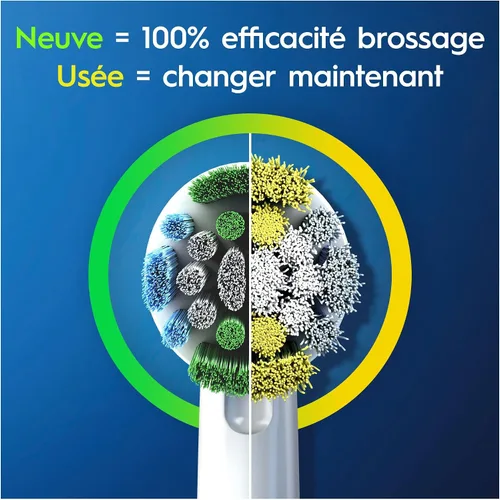 Vista 4 de Oral-B Precision Clean - Juego de 10 pinceles con tecnología Cleanmaximiser, formato especial, 10