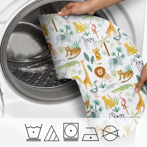 Vista 6 de Boppy - Funda de almohada de lactancia, vida silvestre colorida, mezcla de algodón, se adapta al soporte original para lactancia, alimentación