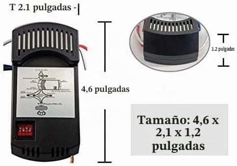 Vista 2 de Receptor universal de ventilador de techo para Harbor Breeze Hunter Hampton Bay (receptor Fan28R)