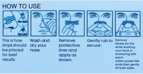 Vista 3 de JERN 30 tiras nasales naturales sin drogas para niños con mejor aliento para congestión nasal, alergia, resfriado, gripe, senos nasales, congestión