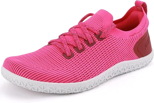Vista 10 de ASITVO Women's Wide Barefoot Zero Drop Sole Minimalist Width Toe Box Walking Shoes Sneakers Colourful Knit Upper